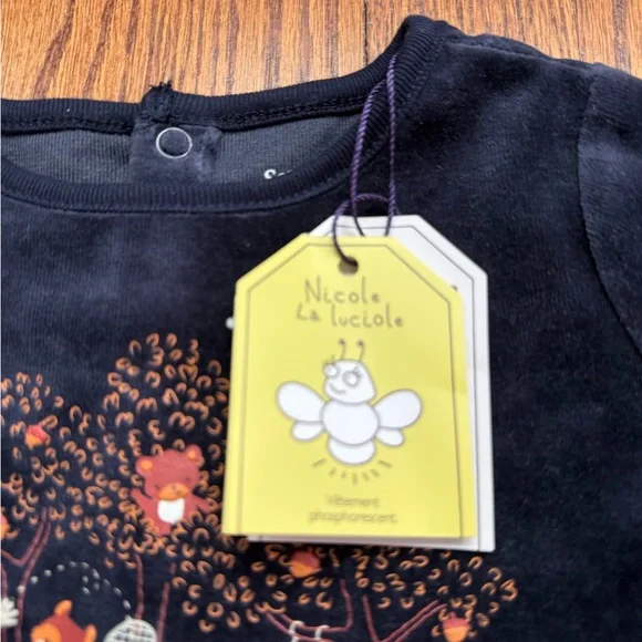 NEW Sergent Major Velour Footie 12 Months - Picture 7 of 9